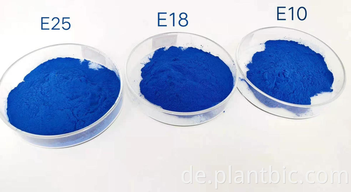 PLANTBIO Blaues Phycocyanin in Lebensmittelqualität Natürliches hochwertiges Spirulina-Phycocyanin-Pulver